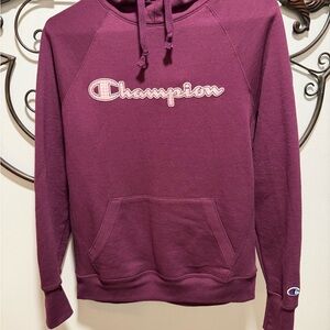 Champion Burgundy Athletic Hoodie